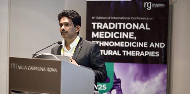 Dr. Sanand Ratnam at 2025 Traditional Medicine Congress